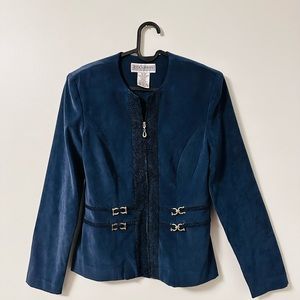 Blue/Navy Jessica Howard Jacket & Skirt set | Women | XS/6